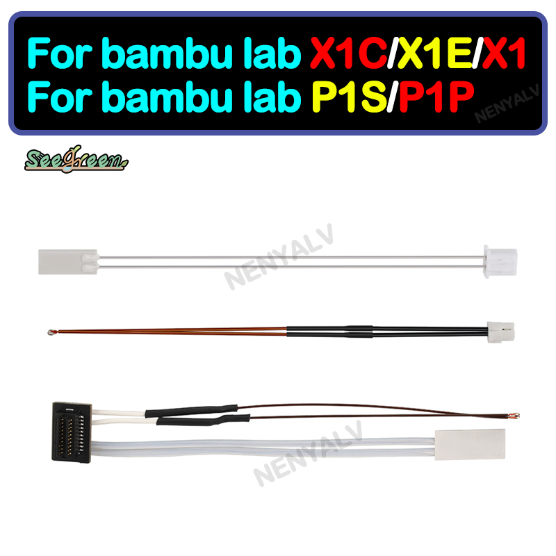 Ceramic Heat Emitter - Bambulab için Hotend Isıtıcı Termistör 3D