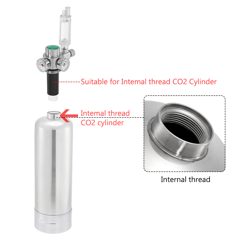 İçten Dişli CO2 Çelik Tüp Jene - Aquael Filter Fzn incelemesi ve fiyatı
