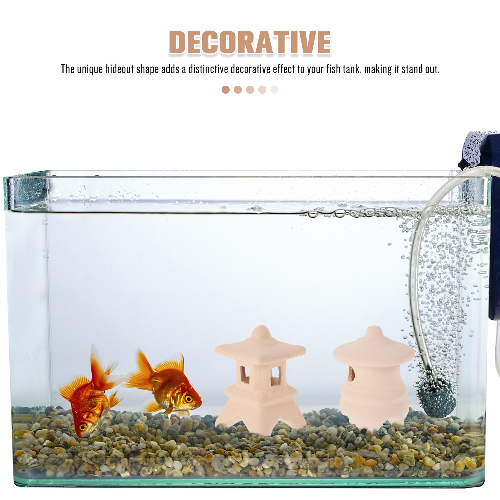 2 Adet Seramik Akvaryum Balık  - Hide Cave Ceramic incelemesi ve fiyatı